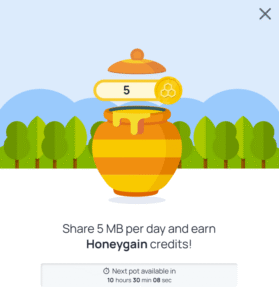 LuckyPot dashboard showing total earnings, completed tasks, and available rewards in 2025